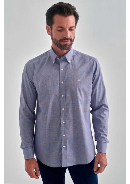 Erkek Regular Fit Uzun Kollu Spor Gömlek LACİ GM22Y221112_E39