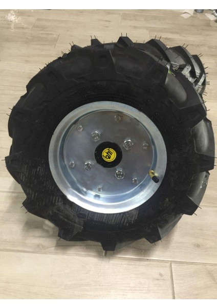 Çapa Makinası Teker Takımı 4.00 x 80 27 mm Sabit Aks