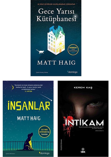 Gece Yarısı Kütüphanesi - İnsanlar - Intikam - 3 Kitap