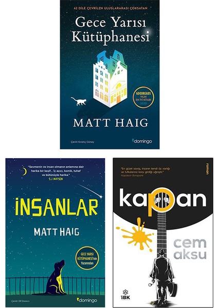 Gece Yarısı Kütüphanesi - İnsanlar - Kapan - 3 Kitap