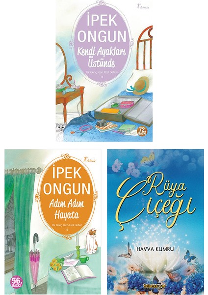 Kendi Ayakları Üstünde - Adım Adım Hayata - Rüya Çiçeği (3 Kitap Set)