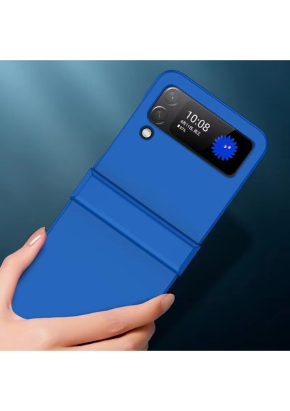 Samsung Galaxy Z Flip 4 Menteşe Cilt Hissi Sert Cep Telefonu Kılıfları (Yurt Dışından) modelleri