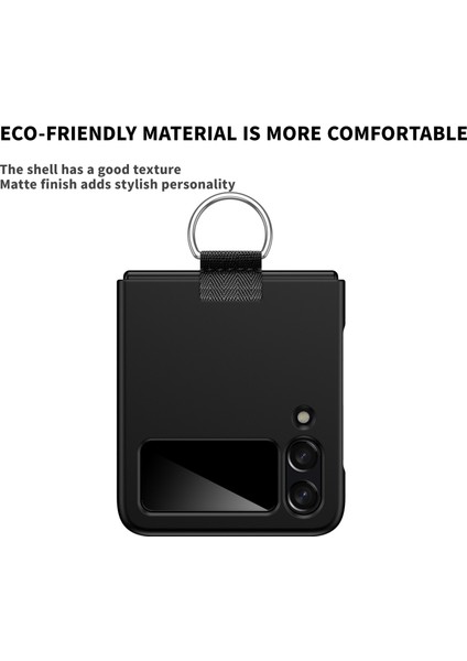 Samsung Galaxy Z Flip 4 Parmak Yüzüğü Tokası Cilt Hissi Cep Telefonu Kılıfları (Yurt Dışından) fiyatları