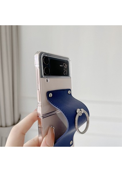 Samsung Galaxy Z Flip 4 Halka Tokası Şeffaf Cep Telefonu Kılıfları (Yurt Dışından) fırsatları
