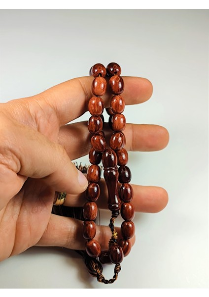 Iskeçe Tesbih Ebu Zeyn Usta Işi Imzalı Kondüsyon Harikası Kanayan Bağa fırsatları