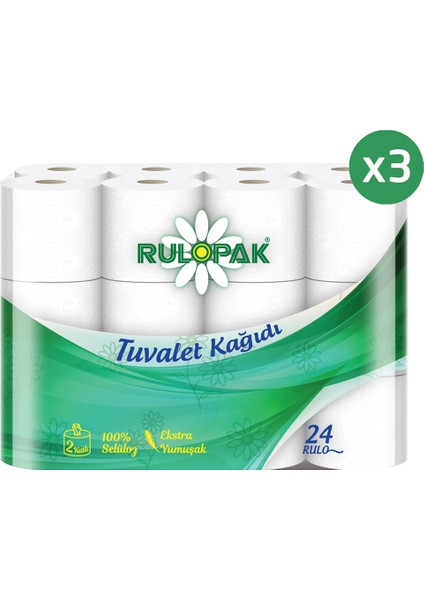 Tuvalet Kağıdı 2 Katlı 72 Li Paket