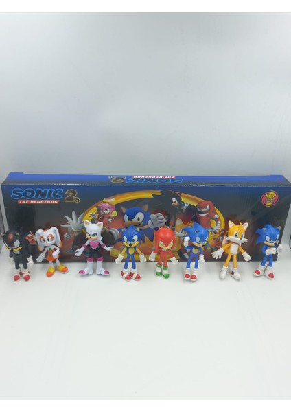 Kirpi 8'li Figür Sonic Oyuncak Karakterleri - Tuka