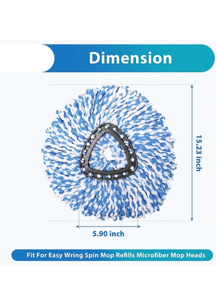 O-Cedar Easywring Spin Mop ve Spin Mop Taban Parçası Için Yedek Paspas Bezleri Pedleri, Mop Head Spin Mop Kiti Aksesuarları (Yurt Dışından) modelleri