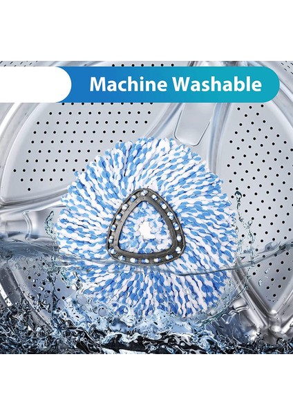O-Cedar Easywring Spin Mop ve Spin Mop Taban Parçası Için Yedek Paspas Bezleri Pedleri, Mop Head Spin Mop Kiti Aksesuarları (Yurt Dışından) fırsatları