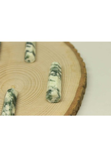 Yosunlu Akik Taşı Piramit Uçlu fırsatları