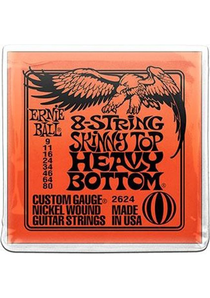 P02624 Slinky Skinny Top Heavy Bottom 8 Telli 0.09 - 0.80 Elektro Gitar Teli