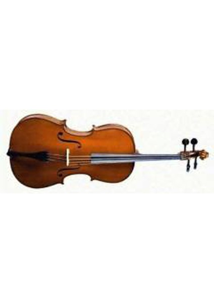 CE160F34 Cello 3/4 Scale +Kılıf+Yay, Karartılmış Akçaağaç B