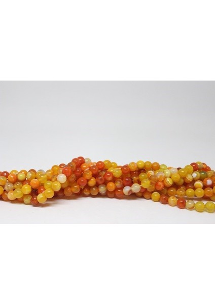 Akik Taşı Yarım Dizi 8mm (17300) (18CM Uzunluğundadır) modelleri