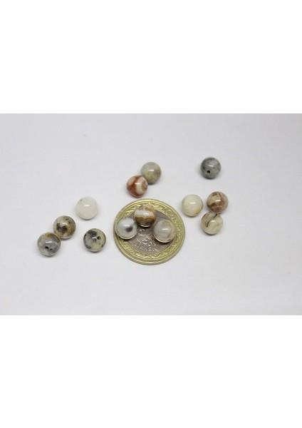 Akik Taşı Yarım Dizi 8mm (6001) (18CM Uzunluğundadır) modelleri