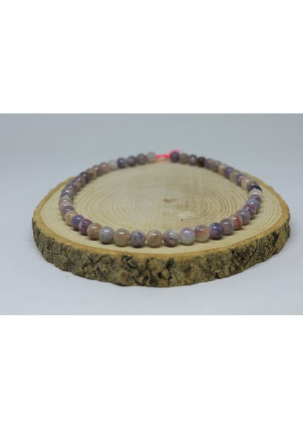 Turmalin Taşı Ebruli Renkler Yarım Dizi 8mm (18CM Uzunluğundadır)