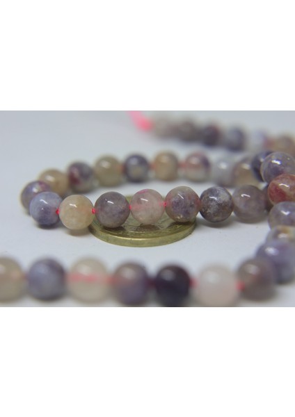 Turmalin Taşı Ebruli Renkler Yarım Dizi 8mm (18CM Uzunluğundadır) modelleri