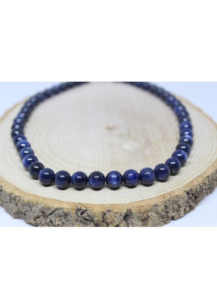 Kyanit Taşı Koyu Renk Yarım Dizi 8mm (18CM Uzunluğundadır) indirimleri