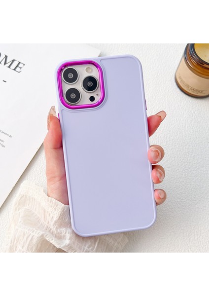 iPhone 12 Pro Için Telefon Kılıfı - Mor (Yurt Dışından)