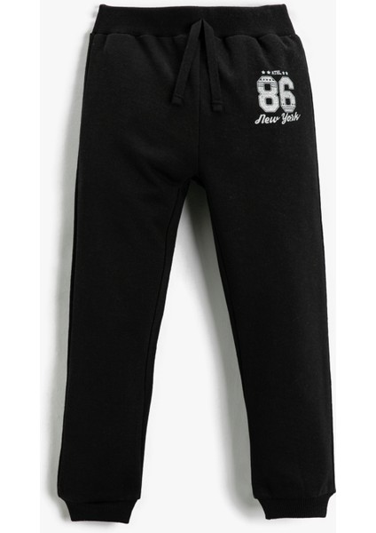 Baskı Detaylı Jogger Eşofman Altı