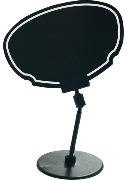 mt Yazılıp-Silinebilir Elips Etiketlik ve Ayaklı Etiket Tutucu 10 Lu Paket