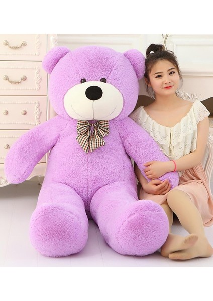 130 cm Papyonlu Sevimli Peluş Ayı - Sevgiliye Özel Hediye