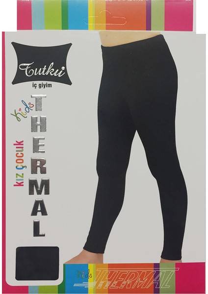 Kız Çocuk Termal Tayt Siyah Yüksek Performanslı Nefes Alabilir 0835 fiyatları