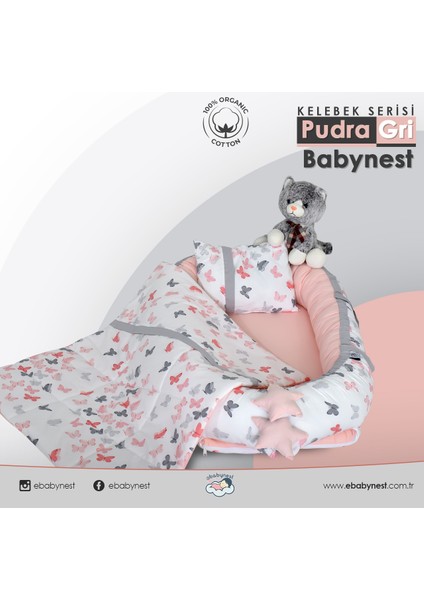 Kelebek Serisi Pudra Babynest Set V3