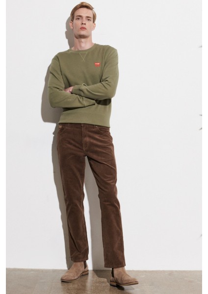 Erkek Texas Authentic Straight Fit Normal Bel Esnek Jean Kot Pantolon