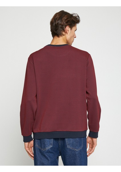 Desenli Triko Kazak Bisiklet Yaka fırsatları