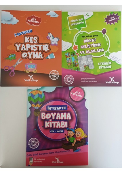 Okul Öncesi Evde Kız Etkinlik Setim
