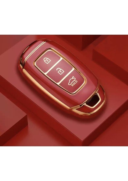 Hyundai I30 İX25 İX35 Kona Elantra Accent Santa Fe Anahtar Kılıfı