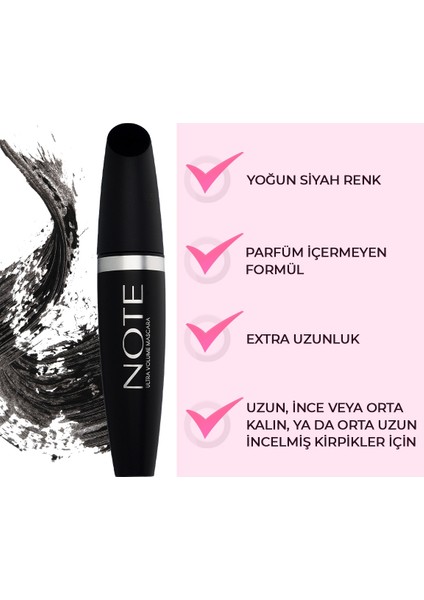 Ultra Volume Maskara Hacim ve Kıvırma Etkili