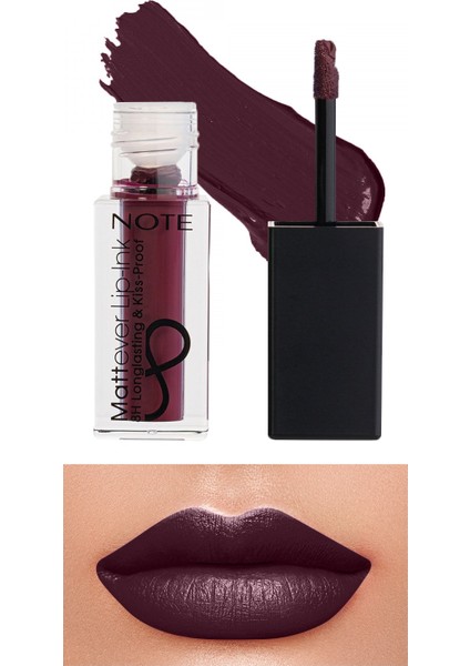 Mattever Lip-Ink Mat ve Kalıcı Likit Ruj 16 Plum Queen - Mor