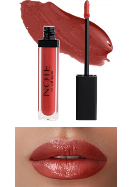 Mineral Lipgloss Yarı Mat Bitişli 03 Nude Rose