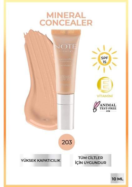 Mineral Concealer Göz Altı Kapatıcısı 203