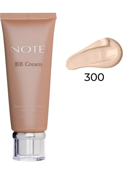 BB Cream - BB Krem Doğal Kapatıcılık 300 Light Beige - Yeni Açık Ton