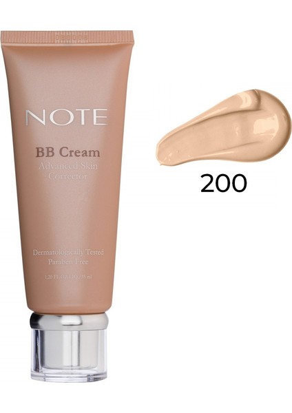 BB Cream - BB Krem Doğal Kapatıcılık 200 Soft Ivory - Yeni Açık Ton