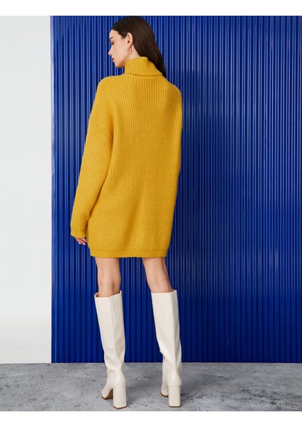 Melis Ağazat XKoton - Balıkçı Yaka Triko Mini Elbise fiyatları