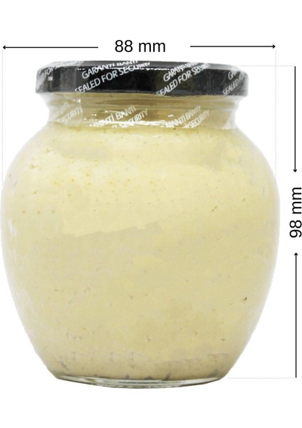 Şekersiz, Katkısız, Glutensiz, Doğal Az Kavrulmuş (ÇİĞ) Ballı Yer Fıstığı Ezmesi (350 Gram)