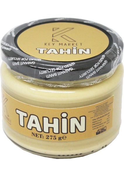Laçoko 275 Gram Cam Kavanoz Tahin -%100 Doğal - Şekersiz- Katkısız - Veganlara Uygun - İnce Öğütülmüş Susam - Geleneksel Lezzet - Kahvaltı İçin İdeal - Pekmezle Karıştırılabilir - Demir Kaynağı