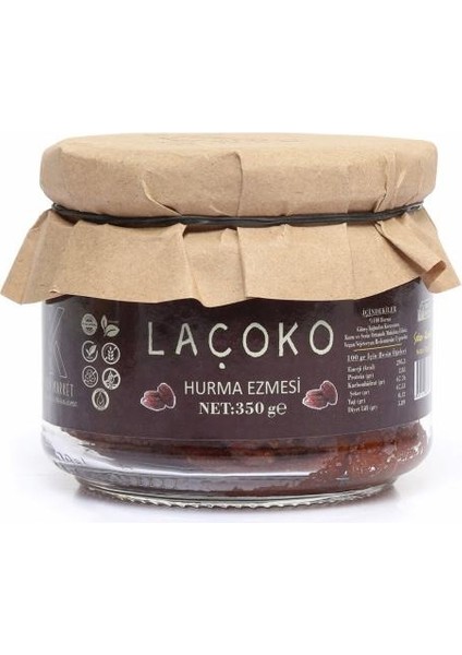 350 Gram Şekersiz, Katkısız, Vegan, Doğal Hurma Ezmesi – Hurma Dolgusu- Hurma Püresi