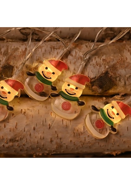 Noel Temalı Işıklı Dekorasyon Süleri - Kırmızı (Yurt Dışından)