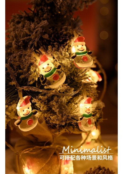 Noel Temalı Işıklı Dekorasyon Süleri - Kırmızı (Yurt Dışından) fiyatları