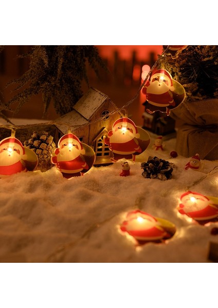 Noel Temalı Işıklı Dekorasyon Süleri - Kırmızı (Yurt Dışından)