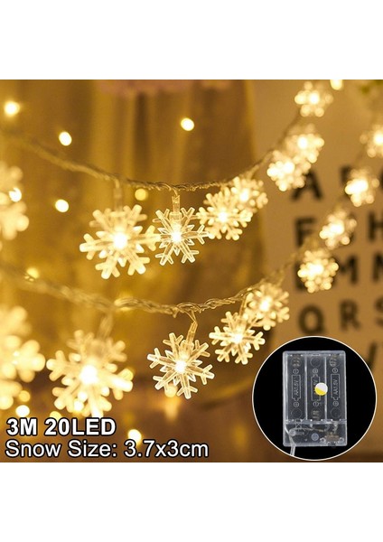 Noel Temalı Işıklı Dekorasyon Süleri - Sıcak Beyaz (Yurt Dışından)