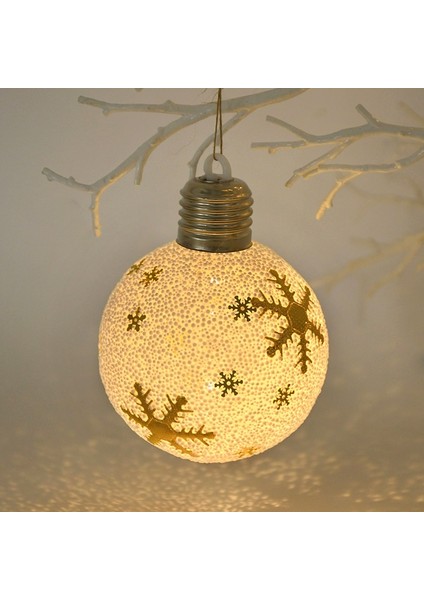 Noel Temalı Işıklı Dekorasyon Süleri - Altın (Yurt Dışından)