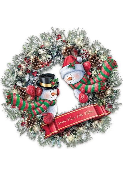 2 Adet Noel Temalı Pencere, Duvar Süs Sticker - Çok Renkli (Yurt Dışından)
