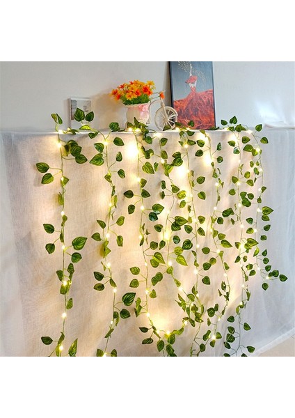 Noel Temalı Işıklı Çiçek Dekorasyon Süleri - Yeşil (Yurt Dışından)