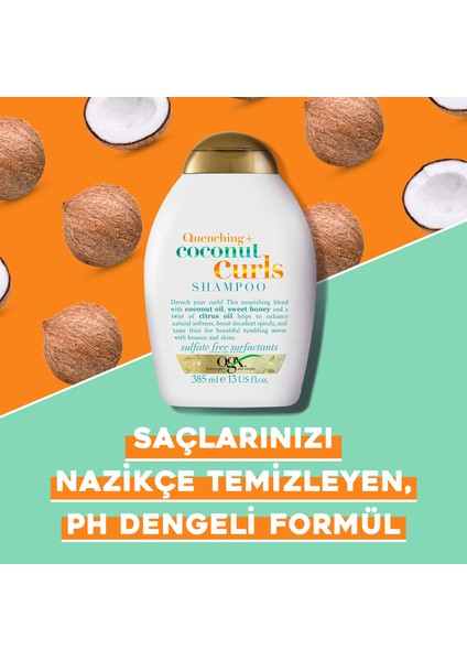 Organix Coconut Curls Şampuan 385 ml