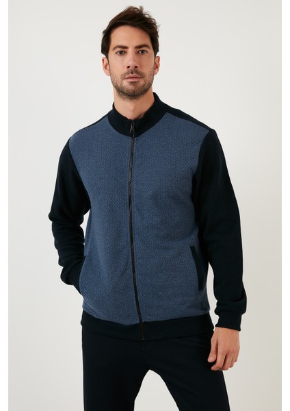 Pamuklu Regular Fit Fermuarlı Dik Yaka Hırka Erkek Hırka 59052112 modelleri